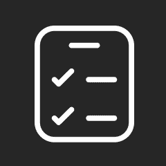 Process Icon for testing and quality assurance Animated Gif